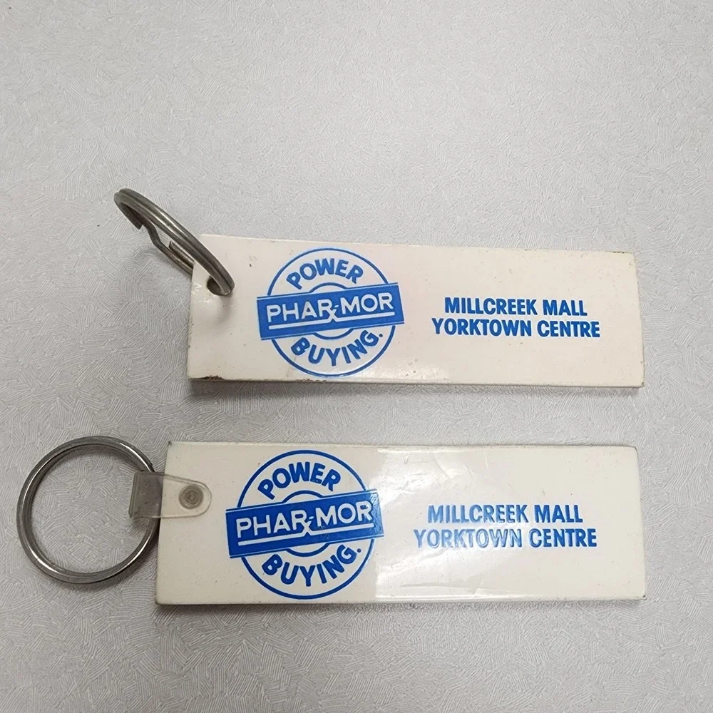 Vtg Keychain Lot Of 11 Erie, Pennsylvania Keychains Advertisement Car Grooming